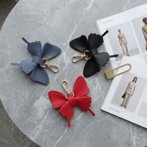 Double PU Leather Butterfly Pendant Colorful Butterfly Keychain Stylish <b>Bag</b> <b>Charm</b> for Handbags Tote <b>Bags</b> - Product Image 3