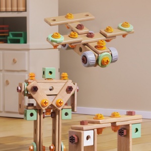 Juego de Herramientas de Simulación para Reparaciones, Juguete de Ensamblaje para el Hogar, Taladro Eléctrico, Destornillador, Tuercas, Rompecabezas para Niños, Juego de Juguetes de Ensamblaje DIY - Product Image 6