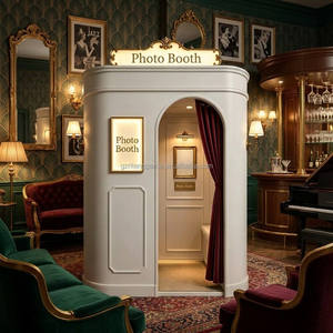 <span class=keywords><strong>Photomaton</strong></span> de Luxe Vintage 2026 – Kiosque Rétro Portable pour Mariages, Impression Instantanée, Appareil Photo Reflex Numérique, Cabine Selfie pour <span class=keywords><strong>Location</strong></span> Événementielle et Fêtes - Product Image 3