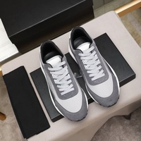 Nouvelles chaussures décontractées en mesh respirantes et légères, antidérapantes, pour hommes, à lacets, basses, en cuir de vachette, baskets de sport