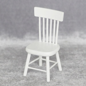 Meubles miniatures <span class=keywords><strong>en</strong></span> bois pour maison de poupée à l'échelle <span class=keywords><strong>1</strong></span>:12, modèle de table et de <span class=keywords><strong>chaise</strong></span> fait main <span class=keywords><strong>en</strong></span> bricolage pour la décoration - Product Image 6