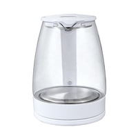 Bouilloire à thé en verre, chauffe-eau, 1,8 L, sans fil, arrêt automatique, bouilloire électrique