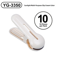 Pinces multifonctionnelles en plastique PP, coupe-vent, sans couture, séchage des chaussettes, sous-vêtements, serviettes et chaussures-Sac à vêtements