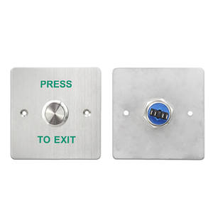 Manufacturer <strong>Supplier</strong> Door Release <strong>Switch</strong> Stainless Steel <strong>Exit</strong> Button <strong>Press</strong> S4A <strong>to</strong> Enter the <strong>Exit</strong> Button 86*86mm Size - Product Image 5