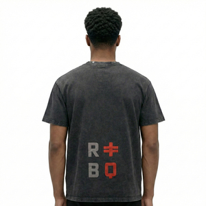 <span class=keywords><strong>T</strong></span>-<span class=keywords><strong>shirt</strong></span> in Cotone Lavato all'Acido Personalizzata 260Gsm Oversize Heavy Metal <span class=keywords><strong>Vintage</strong></span> Effetto Invecchiato per Uomo - Product Image 3