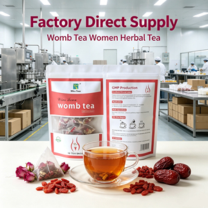 Tisane aux herbes pour le soin de l'utérus Wins Town Private Label – Réchauffe l'utérus, régule les menstruations – Infusion de Dong Quai, Rose, Longane et Baies de Goji en sachet - Product Image 5