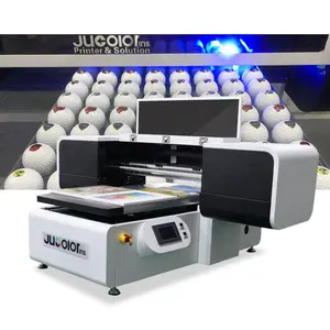 Automatische UV-Drukmachine Voor Kleine Zakelijke Id-Kaart Golfballen Flatbed 6090 UV-Printers Te Koop