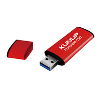 Kunup pen drive usb de estado sólido, 64gb 128gb 256gb 512gb 1tb usb para laptop/desktop 410 mb/s disco u