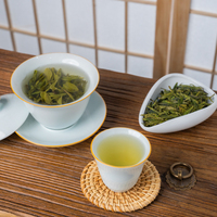 Nouvelle récolte biologique Hangzhou Long Jing Dragon bien thé vert Xihu Longjing feuille emballée dans une boîte en sac et en vrac