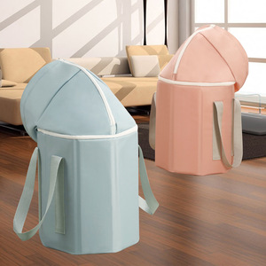 Portable Foot Bath <b>Bucket</b> <b>Folding</b> Insulated Travel Foot Basin For Adults With Carrying Handle Blue And Pink Color Options - Product Image 1
