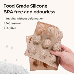 <span class=keywords><strong>Molde</strong></span> <span class=keywords><strong>de</strong></span> Silicona SILIKOLOVE Personalizable <span class=keywords><strong>de</strong></span> Fábrica para <span class=keywords><strong>Pastel</strong></span> <span class=keywords><strong>de</strong></span> Nuez con <span class=keywords><strong>18</strong></span> Cavidades, Antiadherente, Libre <span class=keywords><strong>de</strong></span> BPA, para Decoración <span class=keywords><strong>de</strong></span> Pasteles y Mousses - Product Image 4