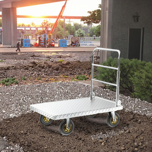 SFREYA ST12508 Gerobak Trailer Platform Logam Portabel Empat Roda Lipat untuk Penggunaan Industri <span class=keywords><strong>OEM</strong></span> Pengangkut Kargo Garansi 1 Tahun - Product Image 6