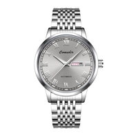 Reloj de Lujo para Hombre con Logotipo Personalizado ODM OEM, con Calendario, Resistente al Agua, Diseño Hueco, Fábrica de Joyería, Grabado de Logotipo