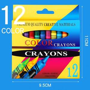 Juego de 24 Crayones de Cera de Parafina con Capacidad de Dibujo Suave, Impresión de Logotipo Personalizado de la Empresa para Niños - Product Image 5