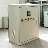 Boîtier ATS double alimentation étanche IP55, taille personnalisée de 10A à 400A, 380V 400V, équipement de distribution industrielle