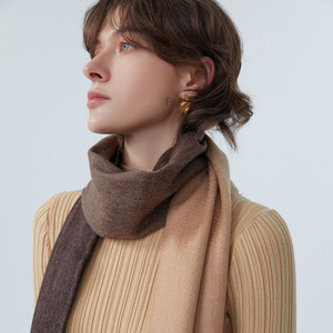 IMF Unisex Luxury Aurora Gradient Brushed <strong>Woollen</strong> Cashmere <strong>Scarf</strong> - Product Image 6