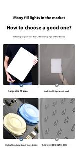 Panel de Luz LED PL60 de Alta Calidad, Lámpara para Tiktok, Youtube, <span class=keywords><strong>Videojuegos</strong></span>, Video en Vivo, Iluminación para <span class=keywords><strong>Estudio</strong></span> Fotográfico, para Grabación de Video - Product Image 4