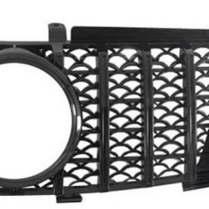 Grille de pare-chocs avant Mercedes-Benz W164, noir argenté, plastique ABS, pièce de rechange pour ML-Class 2005-2008 - Product Image 3