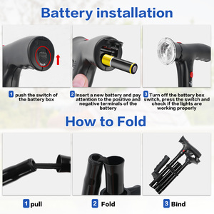 Bastón Personalizado 3 en 1 para Caminar para Hombres y Mujeres, Plegable con Luz y Alarma, Ajustable, Autoportante, Punta Pivotante - Product Image 5