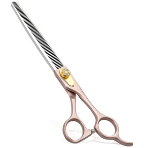 Ciseaux de dégradé de qualité supérieure en acier inoxydable finition polie, ciseaux professionnels pour la coupe de cheveux, ciseaux de coiffure pour salon - Product Image 1