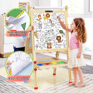 Logo personalizzato stile carino per bambini bastone pittura murale giocattolo educativo-disegno prenotato e rotolo <span class=keywords><strong>di</strong></span> carta <span class=keywords><strong>da</strong></span> colorare - Product Image 1