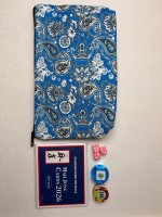 Jeu de tuiles de mahjong américain en acrylique bleu roi personnalisé OEM, 160 pièces, pour fête du thé en jardin, marque privée, vente en gros, jeu de société