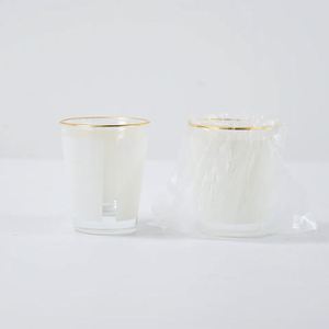 NUEVO Estilo 2023 al por mayor Vasos de chupito de tequila de 1.5oz, Vasos de chupito de whisky tipo bala, Vasos de vidrio con estampado para fiestas estilo americano - Product Image 5