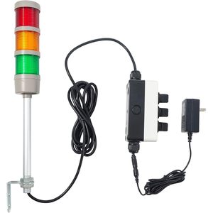 3-Stack LED Andon <b>Tower</b> Light Red Yellow Green 24V IP65 Industrial Warning Signal Light With ABB Switch Durable - Product Image 4