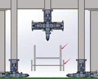 Découpeuse laser à fibre de type portique pour profilés en H, source Raycus, découpe biseautée 3D CNC pour profilés H/I/U, acier cornière et fabrication de structures en acier