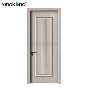 Yingkang precio barato buena calidad habitación de Hotel/casa/edificio comercial puerta Wpc diseño moderno impermeable Puerta de Pvc puerta Interior - Product Image 2