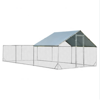Nouveau poulailler en métal galvanisé, commercial, extérieur, 2x3x2m, haute productivité, garantie 1 an