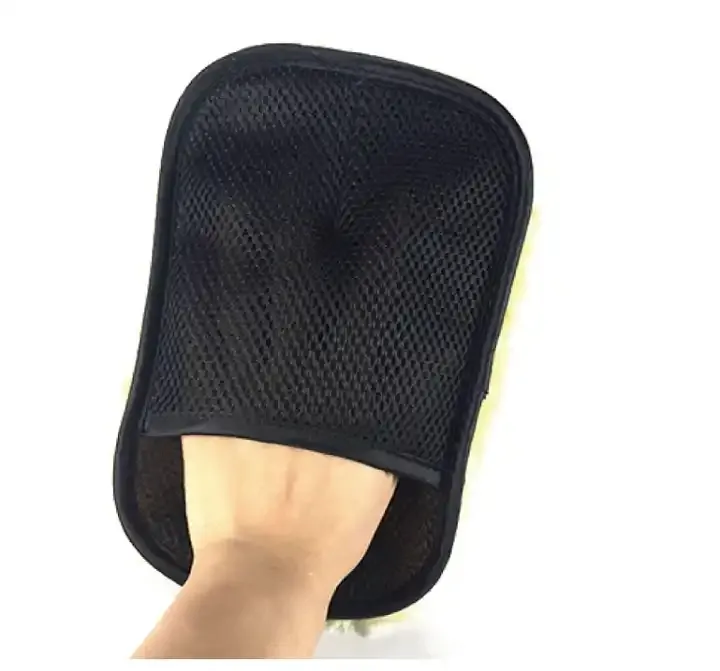 Customizable wool car cleaning gloves do not damage paint plush car cleaning tools Car accessories