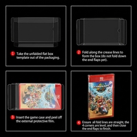 Étui de protection transparent en PET pour cartouches de jeu Switch 2, boîte de rangement transparente pour cartouches de jeu NS 2