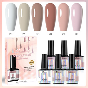 6 unids/set 7,5 ml esmalte de uñas de Gel 60 colores desnudo neón <span class=keywords><strong>Rosa</strong></span> negro barniz semipermanente Soak Off UV Gel polaco Set para <span class=keywords><strong>manicura</strong></span> - Product Image 2