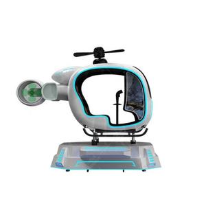 Jeu d'avion de réalité virtuelle de simulateur de vibrateur d'avion de vol de l'hélicoptère 9D de VR pour le centre de vr - Product Image 1
