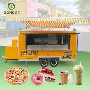 Camion de restauration mobile électrique avec construction en fibre de verre pour la vente de bonbons et de chips, service rapide - Product Image 1