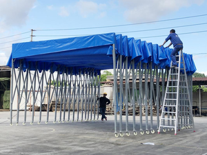 Carpa de Metal Resistente y Duradera para Clima Frío, Temporal, de 4 m, Móvil, para Lavado de Autos, Estacionamiento, en <span class=keywords><strong>Venta</strong></span> - Product Image 5