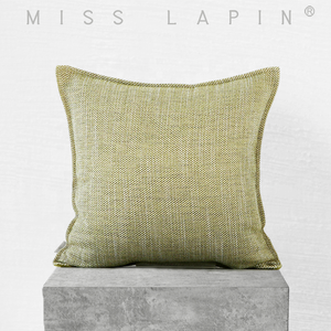 Funda <span class=keywords><strong>de</strong></span> cojín grande, cubierta <span class=keywords><strong>de</strong></span> almohada <span class=keywords><strong>de</strong></span> lino y poliéster, Primavera, decorativa, color verde, <span class=keywords><strong>60x60</strong></span> - Product Image 5