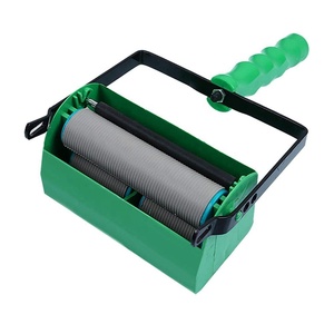 فرشاة سلكية فولاذية بمقبض مطاطي قطرها 1 بوصة أداة تلميع لديكور الجدران - Product Image 2