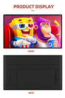 Layar Display Digital Signage Android LCD Non-Touch Full HD 85 Inci untuk Dinding, Cocok untuk Iklan di Pusat Perbelanjaan dan Toko Retail