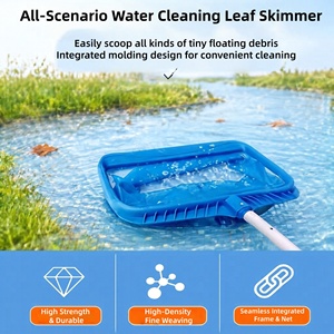 Durable <strong>Pool</strong> Surface Scoop Net, High Density Fine Weave Mesh Collect <strong>Leaves</strong>, Bugs <strong>and</strong> Tiny Impurities - Product Image 2