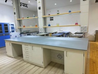Meubles de laboratoire de conception moderne, bureau de travail, mobilier de laboratoire de physique, table de laboratoire à structure en H