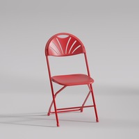 Chaises pliantes modernes en plastique léger avec dossier éventail pour la vente en gros, idéales pour les événements, les jardins, les fêtes, l'extérieur et les locations de parcs