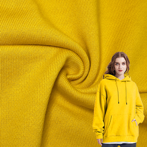 Vente en gros 380 Gsm <span class=keywords><strong>Moutarde</strong></span> Jaune French Terry 100% Coton Tissu à capuche biologique Premium Heavyweight pour garçons et filles costumes - Product Image 6