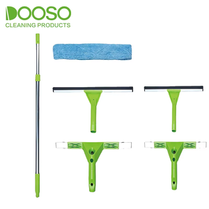 Ensemble de raclettes de fenêtre en caoutchouc <span class=keywords><strong>Raclette</strong></span> de fenêtre <span class=keywords><strong>double</strong></span> <span class=keywords><strong>face</strong></span> et plumeau pour porte en verre de douche - Product Image 5