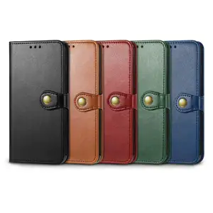 Funda de teléfono con estilo de libro de cuero para iPhone 15 Pro Max 14 13 12 11 XR XS X 7 8 Plus