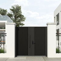 La porte de fer personnalisable d'usine conçoit des portes simples pour la porte en métal de maisons