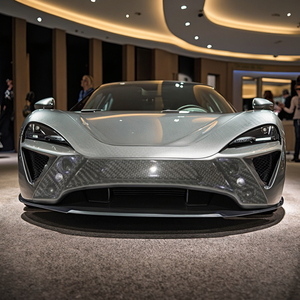 2017 2019 cao cấp sang trọng sợi carbon phía trước Bumper giấy phép tấm khung cho McLaren 720S chất lượng cao body Kit - Product Image 3