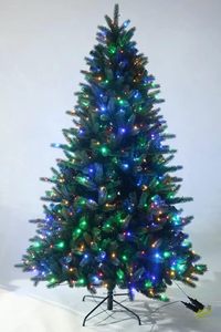 High Quality PVC Artificial Christmas <b>Tree</b> with RGB <b>LED</b> Lights App & Remote Control Bluetooth Connection Standing Base - Product Image 2