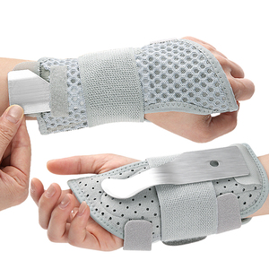 Nefes Alabilen Fileli Bilek Desteği Alüminyum Atel Ayarlanabilir Kompresyonlu Bilek Koruyucu Günlük Spor Koruması için - Product Image 5